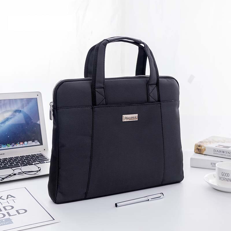 Bærbar oxford informationstaske dokumentmappe mænd og kvinder business computertaske dokumentmappe bolsa masculina maleta porte dokument