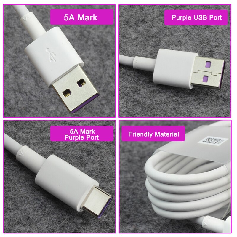 Ładowarka Huawei 40W oryginalna ładowarka 10V4A ładowarka amerykańska 5A kabel USB typu c dla nova 5 5t 5 zawodowiec kumpel 30 zawodowiec p20 p30 zawodowiec