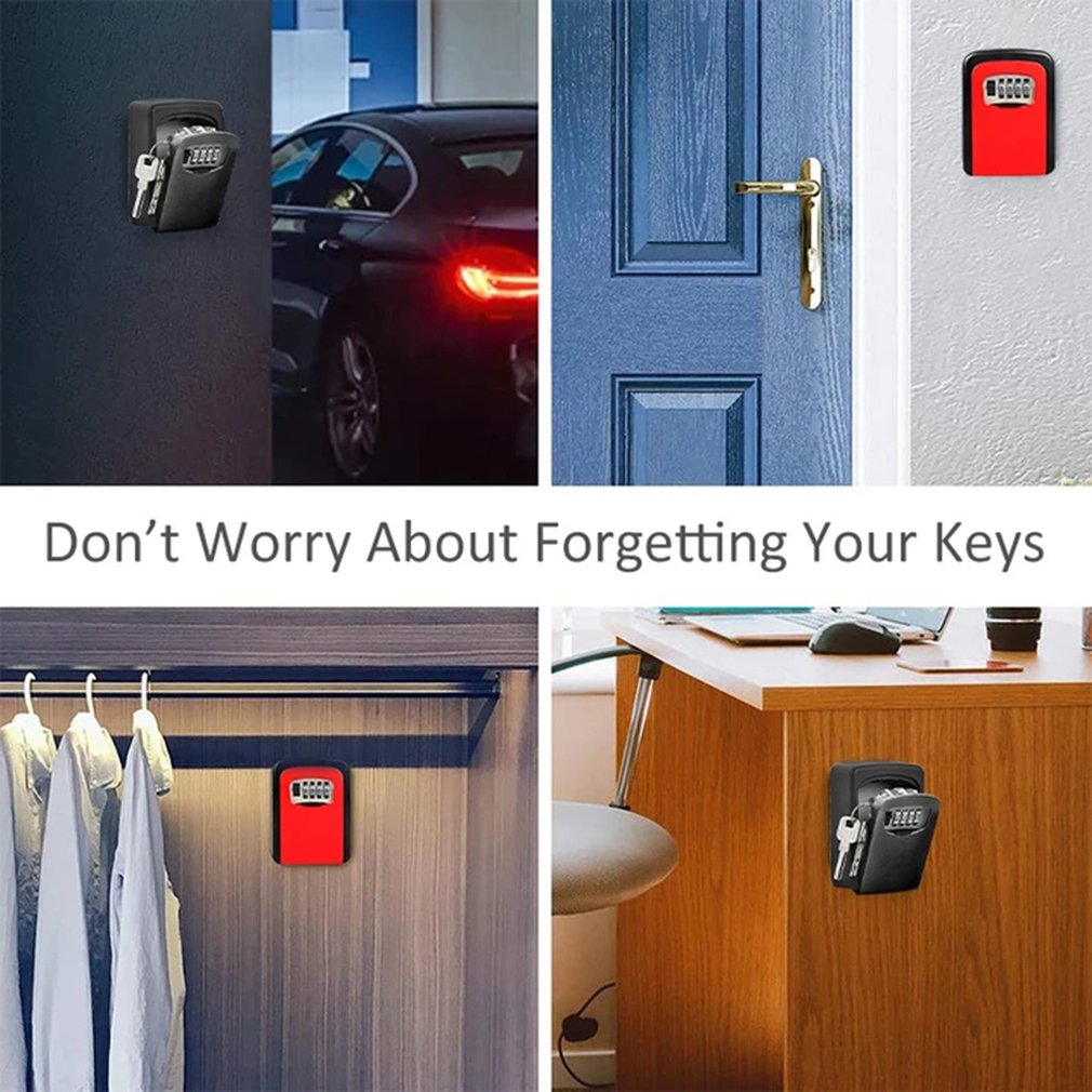 Ideal For Key Storage With A Large Storage Space Renovation B&b Password Key Box Storage Wall Key Safe Deposit Box