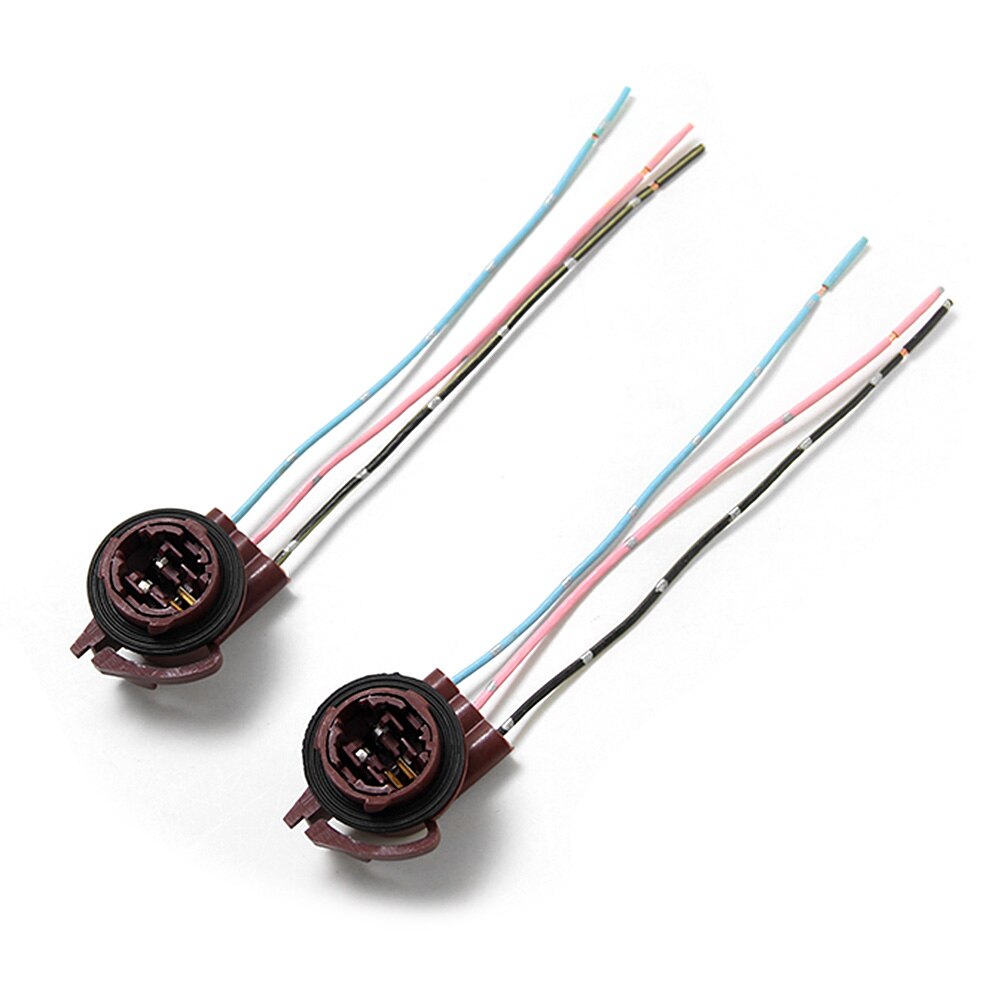 2 stücke 3157 4157 Birne Sockel Bremse Blinker Licht Kabelbaum Stecker Stecker