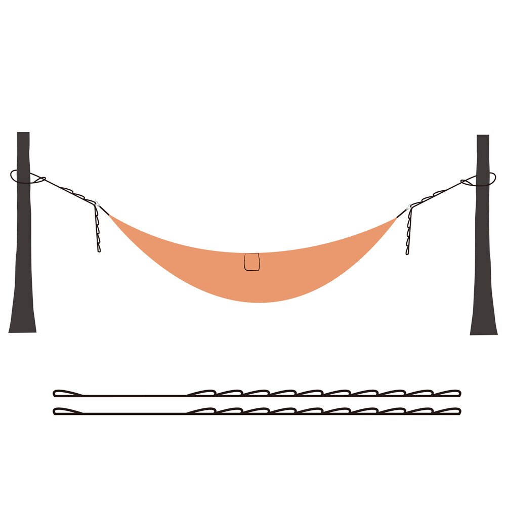 2PCS 3M Daisy Chain Extension Strap Adjustable Loops Straps Rope Carabiner Storage Bag Yoga Hammock Hanging Climbing Accessory