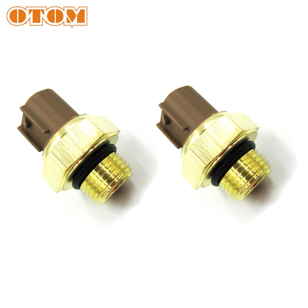 OTOM Motorcycle 1 Piece Copper Radiator Fan Switch Temperature Thermostat Switchs Temp Sensor For KTM HONDA YAMAHA SUZUKI KAWASA: 2 pieces