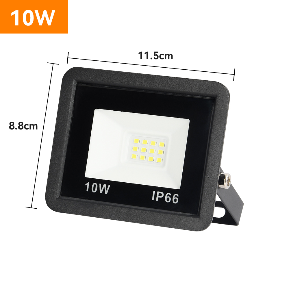LED Flutlicht 100W 50W 30W 10W 220V Wasserdicht IP66 Reflektor Flutlicht Lampe LED außen Suche Lampe Stelle Außen Licht: Blau / 6500k