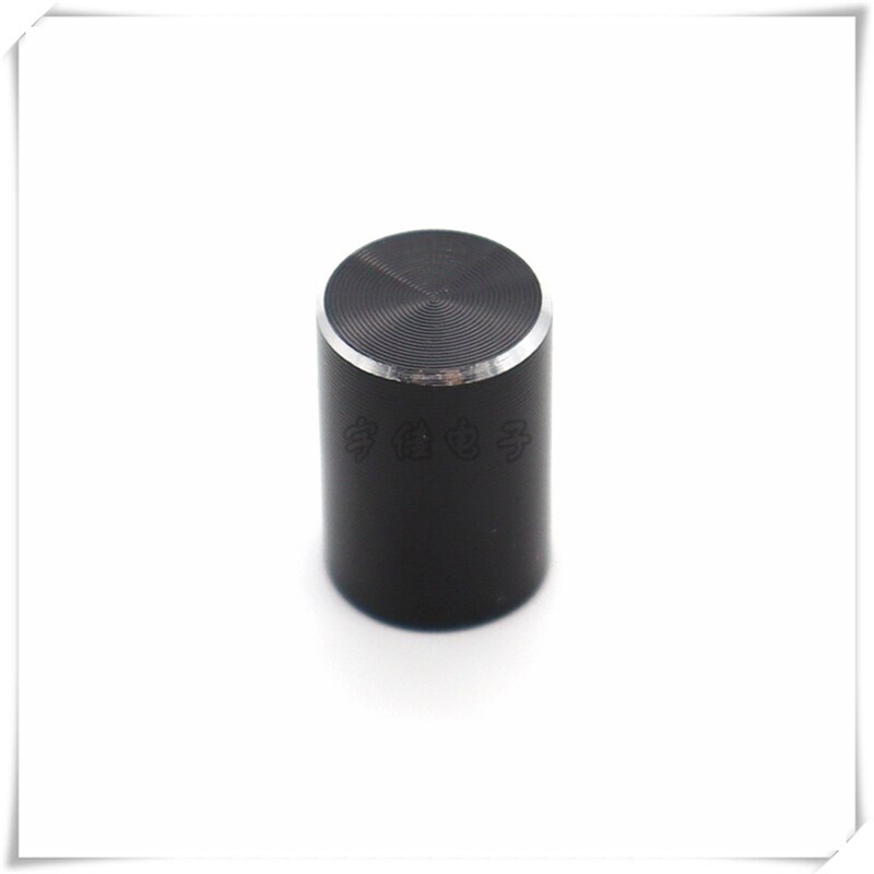 5 Stuk 10 × 15Mm Zwart Aluminium Legering Licht Touch Schakelaar Knop Cap Computer Case Sleutelschakelaar Cap Vierkante gat 3.2 × 3.2Mm