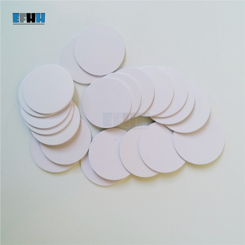 125 KHZ EM4305/EM4205 Diameter 25mm Herschrijfbare RFID Coin Card In Toegangscontrole Kaart