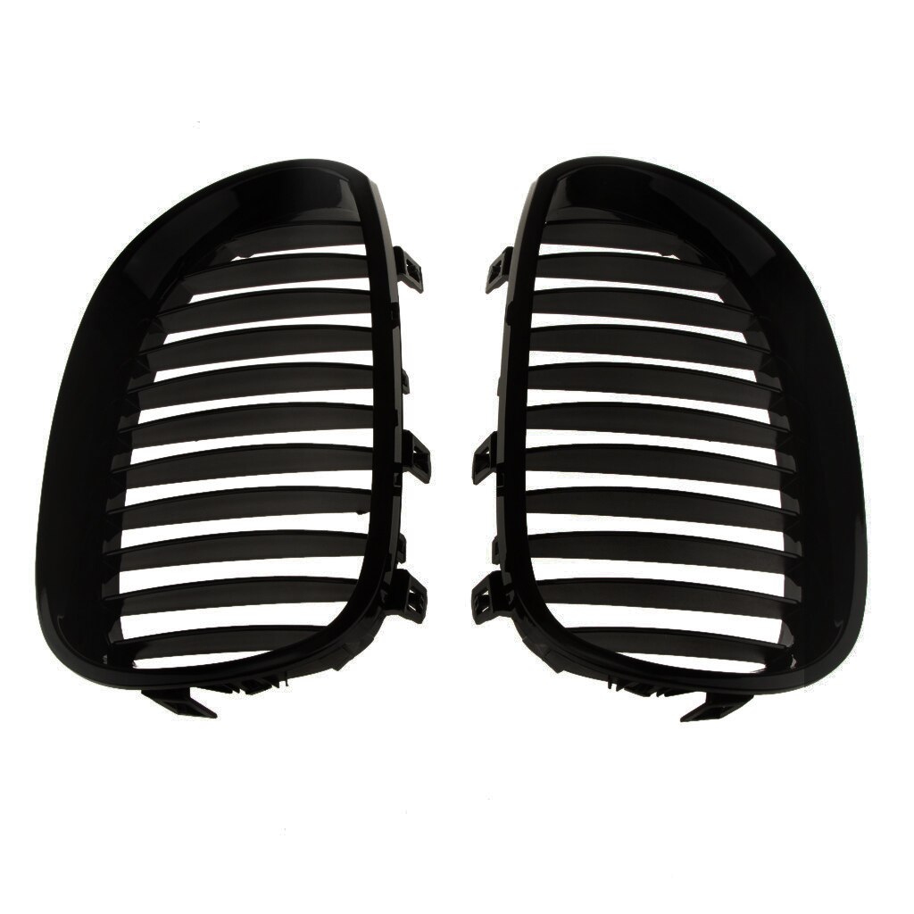 Vervanging Front Auto Grille Voor Bmw E60 E61 5 Serie M5 03-09 Shiny Black Pack Van 2