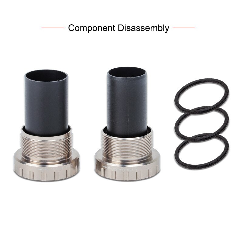 Fiets Trapas Aluminium Waterdichte Taper As Weg Mountainbike Draad Type Crankstel Lagers Fietsen As Onderdelen