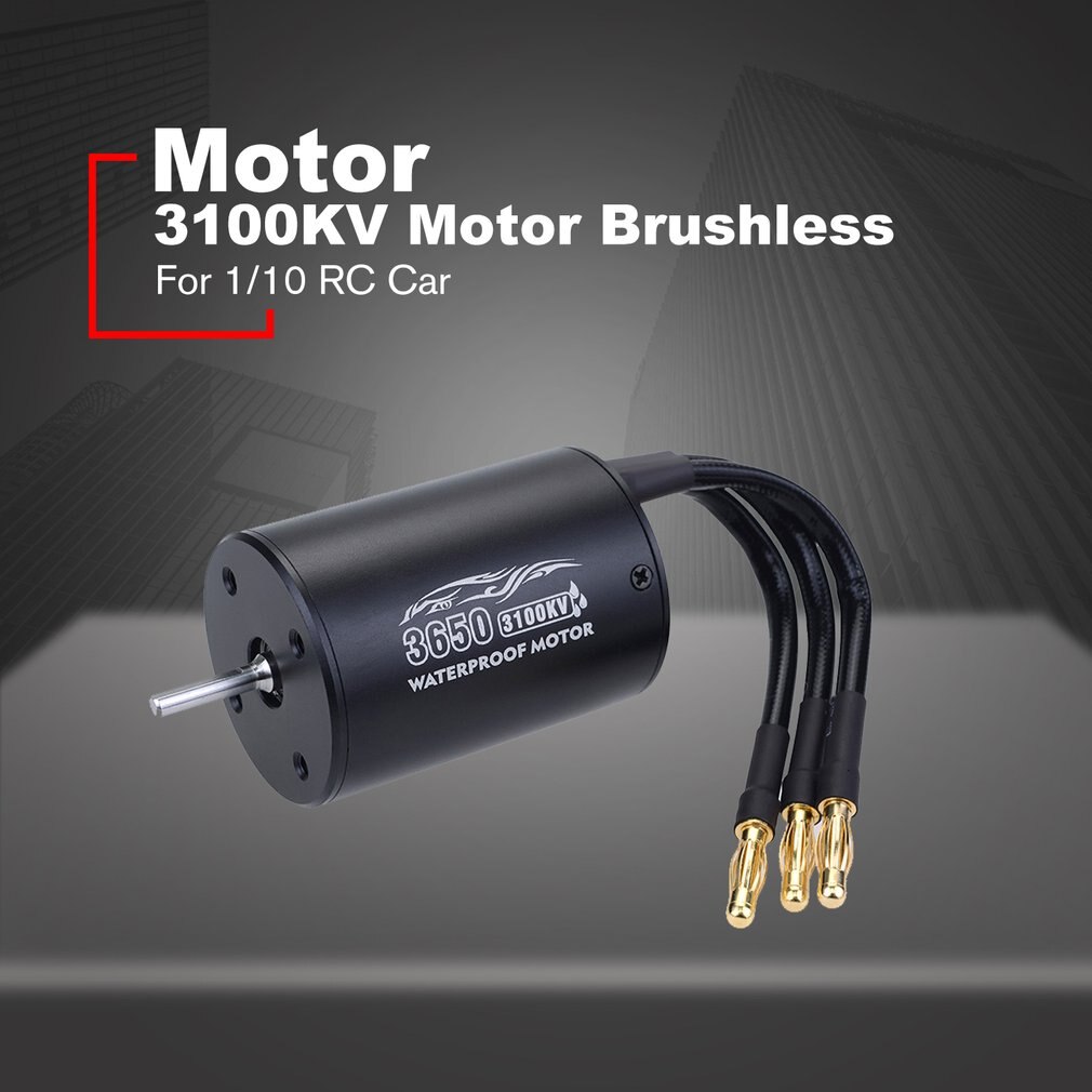 3650 2300/3100/3900KV / 3660 2600/333800KV Motor With 60A ESC Kit Waterproof Brushless Motor for 1/10 RC Car Boat ESC Racing: 3650-3100KV Motor