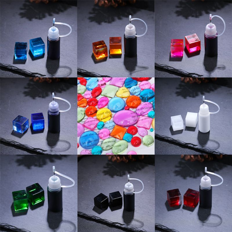 8 Colors Epoxy Resin Colorant Highly Concentrated Resin Pigments Jewelry Making