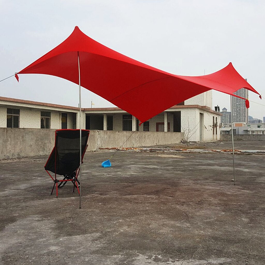 Waterproof Tent Camp Rain Shelter Sun Shade Sun Shelter Easy to Set Up Convenient to Carry for Outdoor Beach Camping Fishing