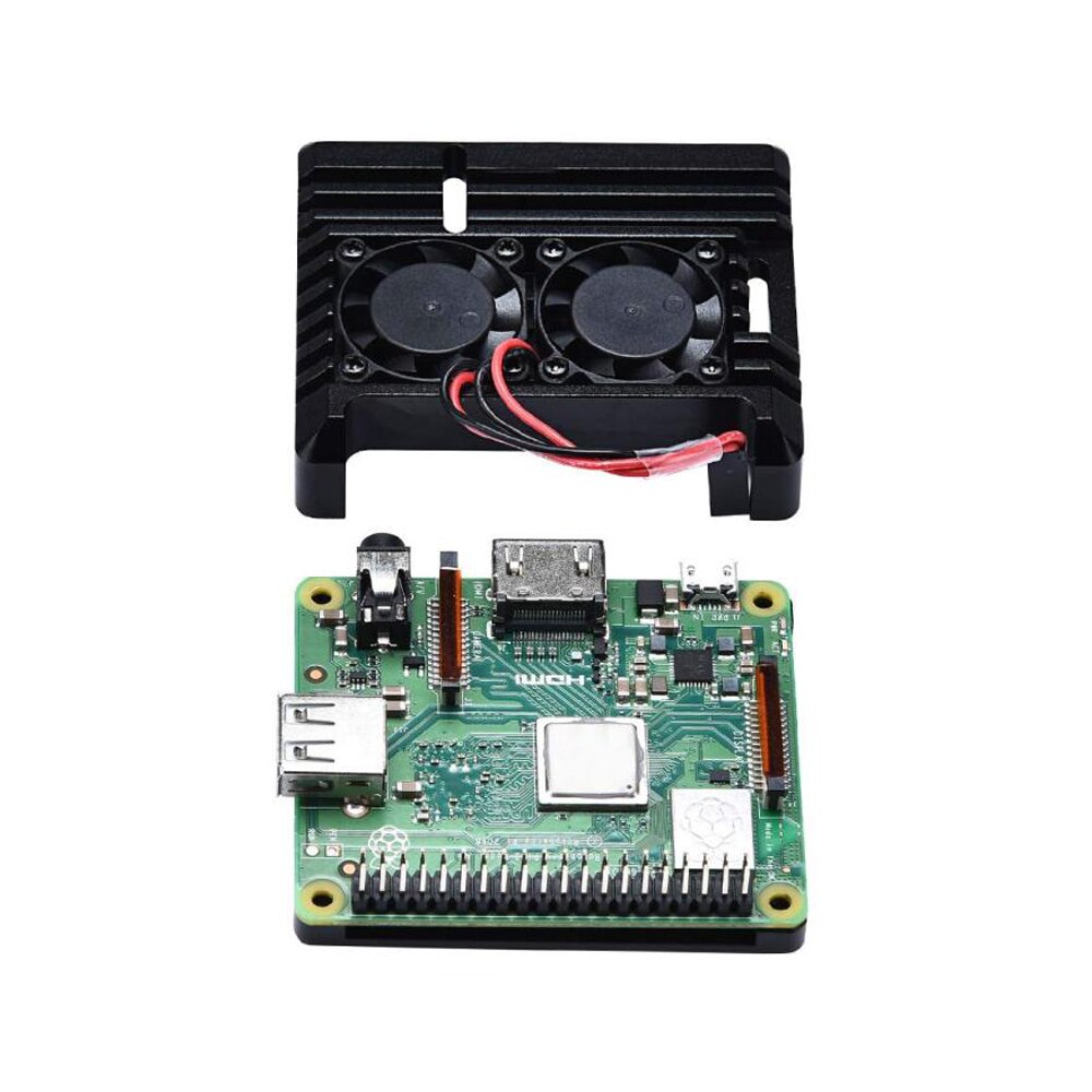 Raspberry Pi 3A Case Metalen Behuizing Voor Raspberry Pi 3A Met Twee 2507 Fans Met Twee Heatsink Stok