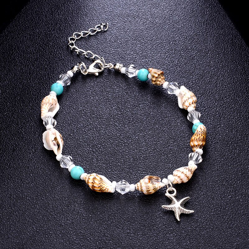 Shell Zeester Enkelbanden Armband Voor Vrouwen Voet Sieraden Enkelbandje Barefoot Strand Enkelband Bijoux Femme Levert Armband