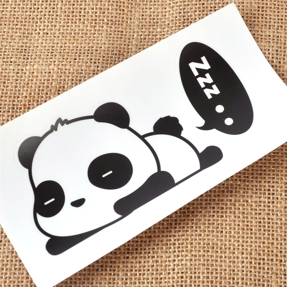 3 Stks/pak Panda Diy Schakelaar Sticker Notebook Stickers Vinyl Mural Decor Decals Leuke Panda Diy Plakboek Cartoon Stickers