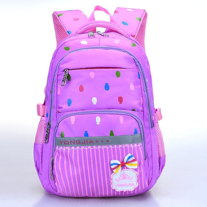 Kinderen Schooltassen Meisjes Kids Satchel Basisschool Rugzak Prinses Orthopedische Rugzakken Schooltas Kids Mochila Infantil: Lavendel