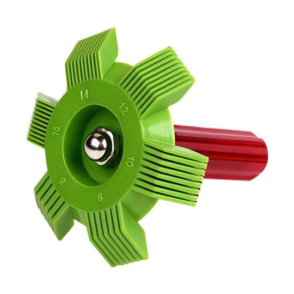 A/C AC Radiator Condenser Evaporator Fin Straightener Coil Comb Auto Air Conditioning Tool: green