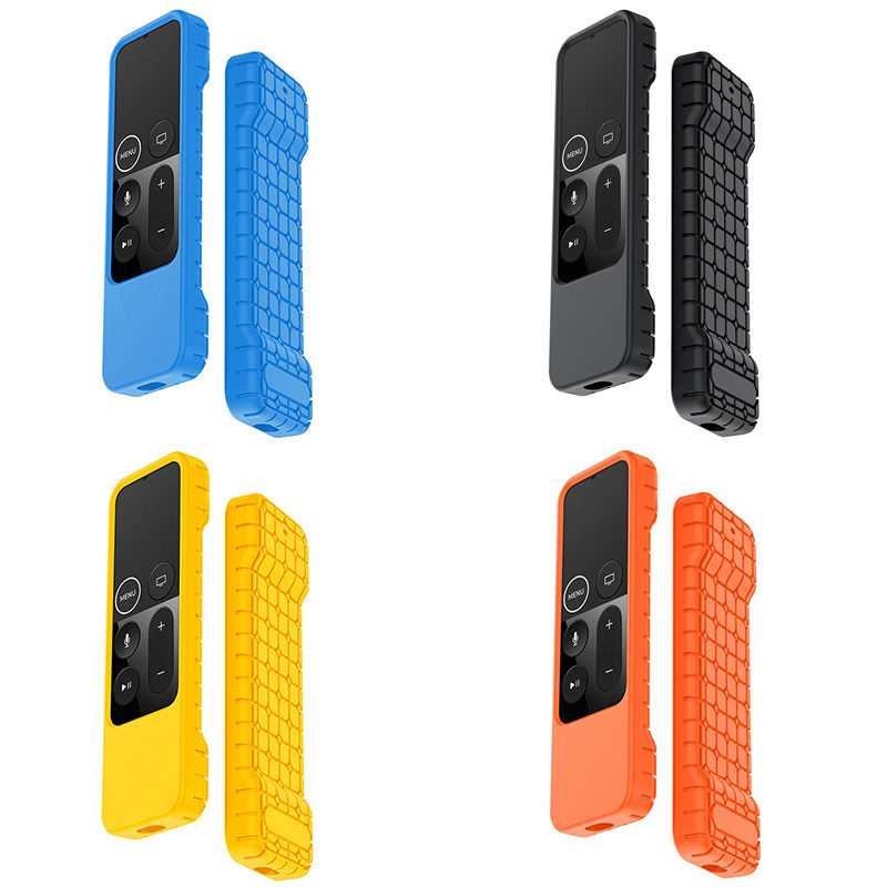 Funda protectora resistente al agua para Apple TV 4K, cubierta suave y duradera a prueba de silicona, funda rectangular para Control remoto