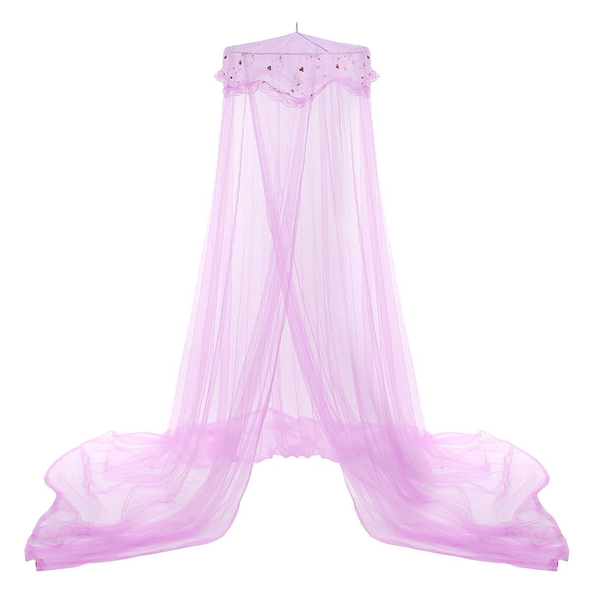 Canopy Mosquito Net For Double Bed Mosquito Repellent Tent Insect Reject Canopy Bed Curtain Bed Tent: purple
