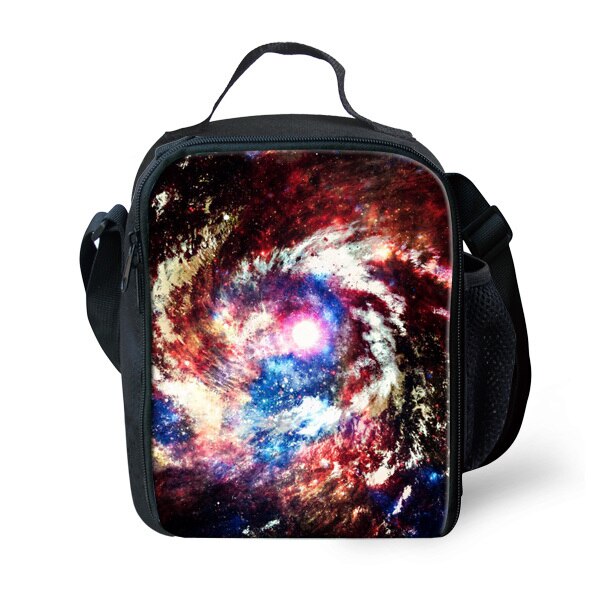 Manter quente galaxy almoço sacos para crianças saco de almoço isolado saco térmico caixa refrigerador crianças escola lancheira termica: D0365G