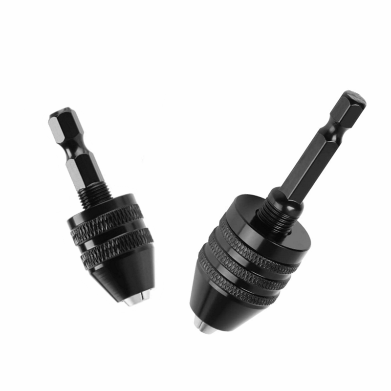 1PC Quick Change Keyless Drill Bit Chuck Hex Shank Adapter Converter Tool Three-Jaw Chuck Electric Grinder Drill Chuck