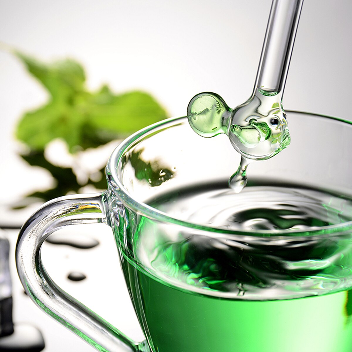 4 stuks vis glazen rietjes schattig melk sap glas rietje voor feestje