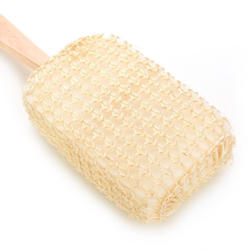 Badborstar dusch badkar produkter långa trähandtag naturlig sisal kropp rygg svamp scrubber sanitetsartiklar svit