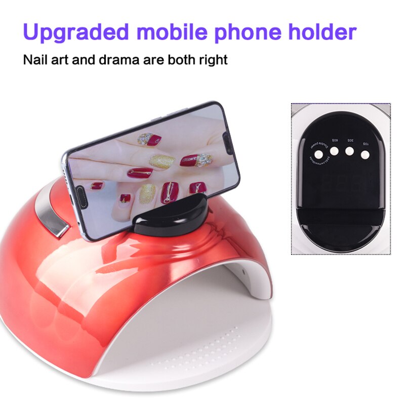 XZM-Lámpara de uñas LED UV de alta potencia, geles Unhas, 42 LED, secador de uñas, herramientas de curado rápido, luz de Gel, 168W