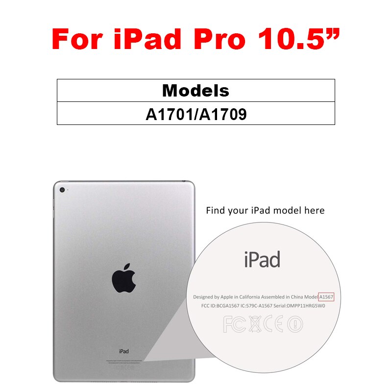 Schermo 9H per IPad 2017 2018 Air 1 2 mini 1 2 3 4 Protector per iPad Pro 11 10.5 9.7 vetro temperato protettivo antigraffio: For iPad Pro 10.5