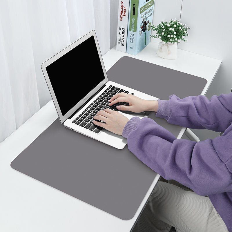 Grote Muismat Extra Grote Antislip Bureau Pad Waterdicht Pu Lederen Bureau Tafel Protector Gaming Muis Mat Voor spel Kantoor Werk: 80x40cm 7