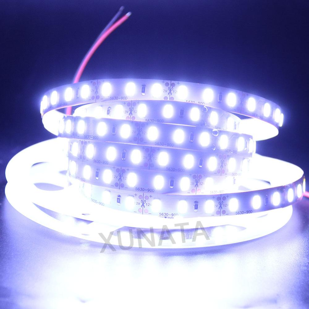 120 leds/m 5 M 5630 Led Strip Licht 12 V DC Flexibele LED Licht 600LED 300LED Pixel Tape Niet Waterdichte Led Lint Kerst Lamp: WHITE