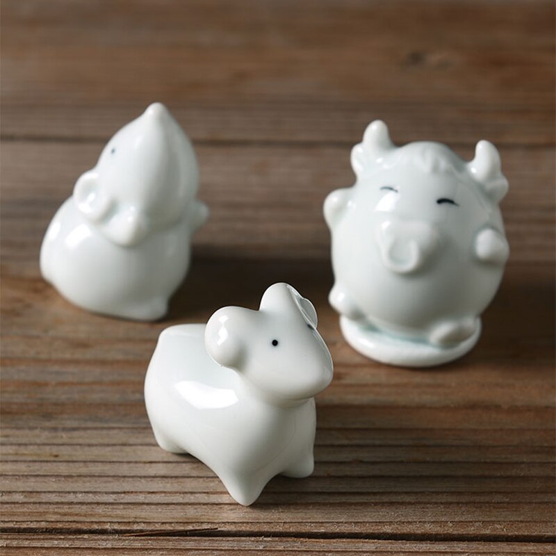 Porcelana China zodiacal, rata, buey, Tigre, conejo, dragón, serpiente, caballo, Cabra, mono, pollo, perro, cerdo, ruyao, mascota, elefante, giraff, China