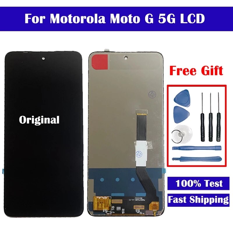 Pantalla LCD Original para Motorola Moto G 5G, montaje de digitalizador con pantalla táctil, para Moto G 5G Plus: G 5G