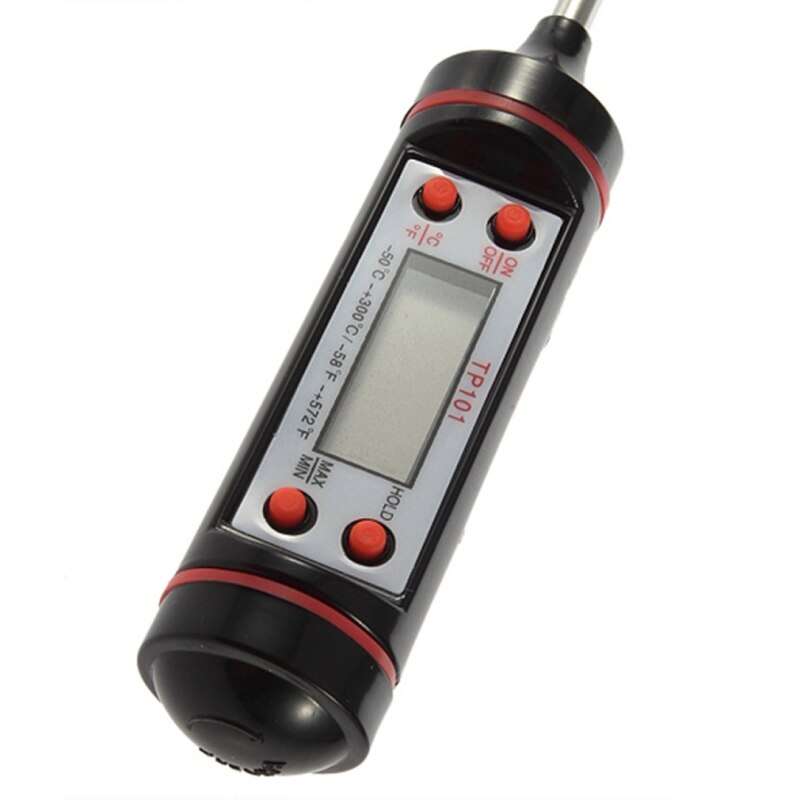 Digital Probe Cooking Thermometer Food Temperature Sensor For BBQ Kitchen LCD Display x