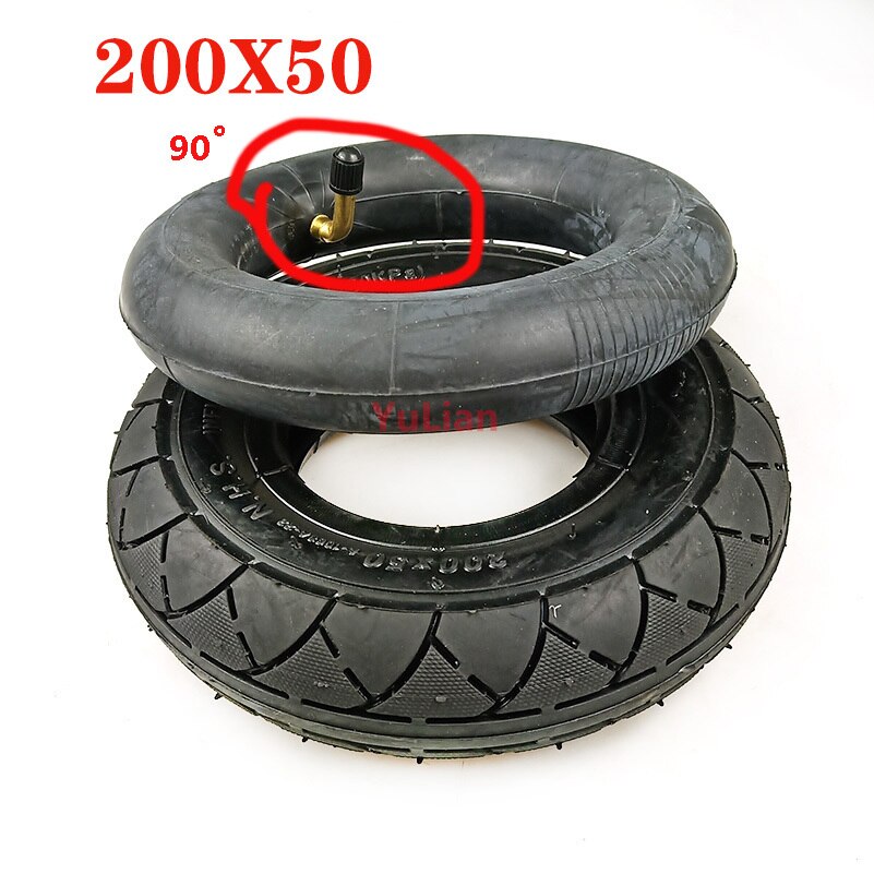 200X50 Front Wheel for Electric Scooter Balancing Car 8 Inch 8x2 Inflatable Tire Wheels