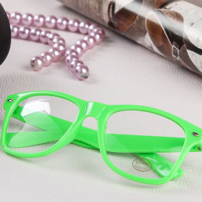 16 farben Klar Len Aussenseiter Streber Brille schlicht Spiegel Brillen Brillen Brillen Spektakel Kunststoff Rahmen