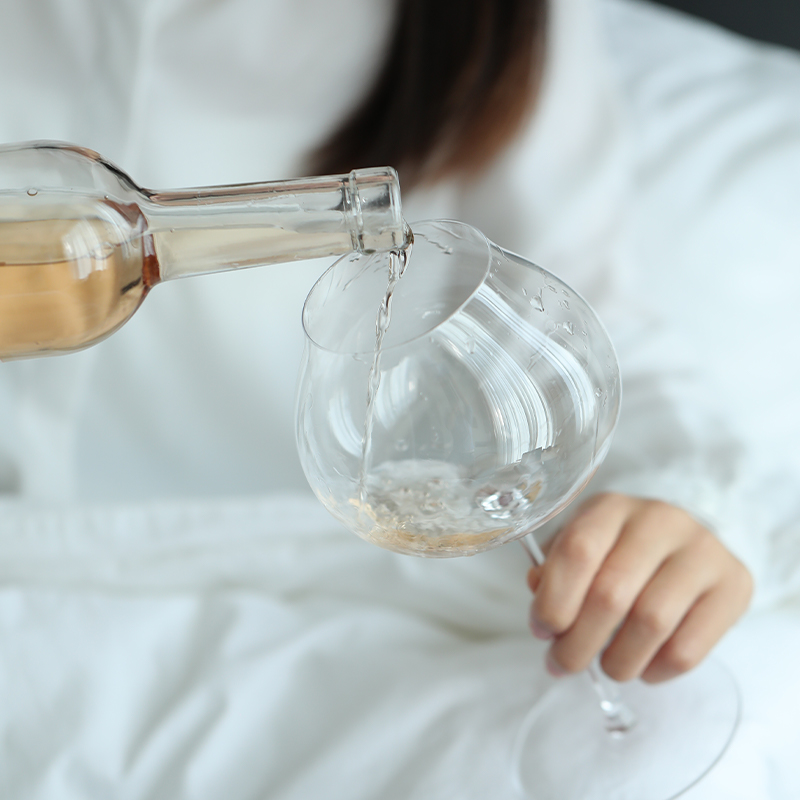 JINYOUJIA Slovakia RONA Style Super Thin Crystal Burgundy Goblet Dark White Wine Glass Sommelier Exclusive Tasting Wine Glass
