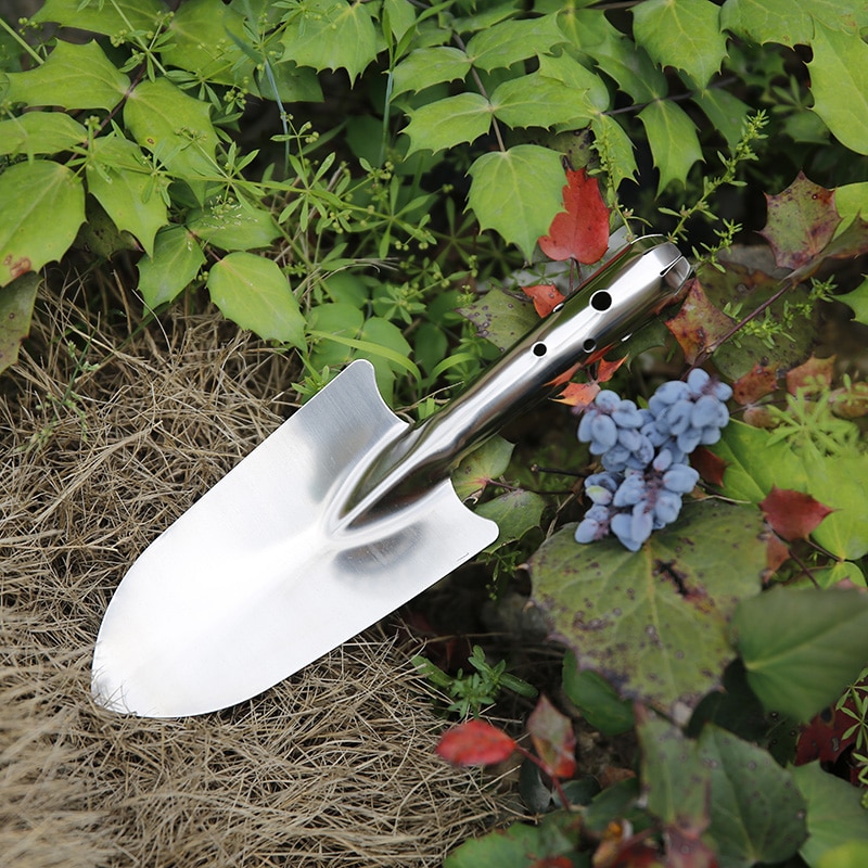 Hoogwaardige Tuingereedschap Rvs Spade Schop Outdoor Bloem Tuin Nutsbedrijven Huishoudelijke Kleine Schop