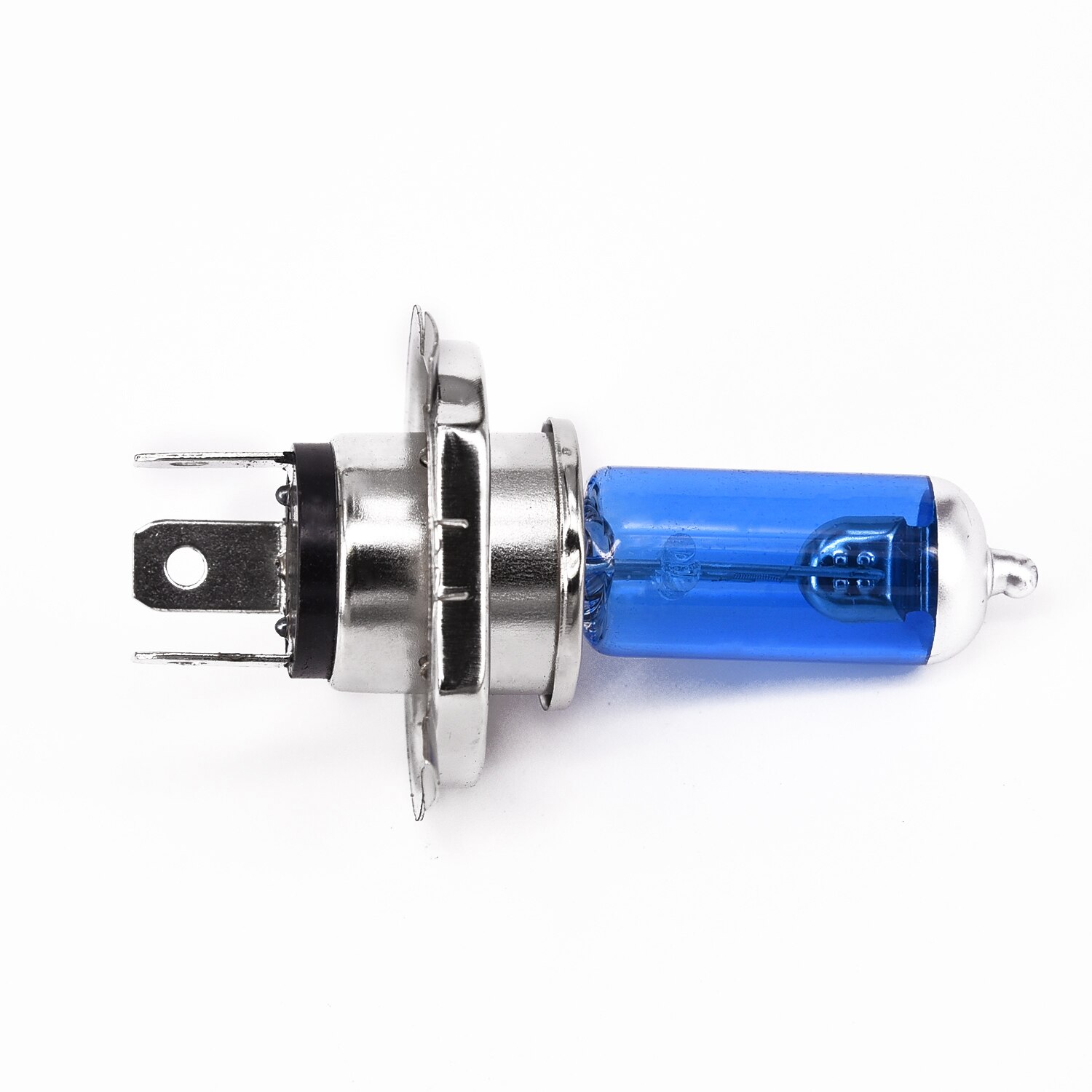 2x Car H4 Light 100W 6000K Car Xenon Gas Halogen Headlight Headlamp Lamp Bulbs Aluminum Alloy Base Blue Shell