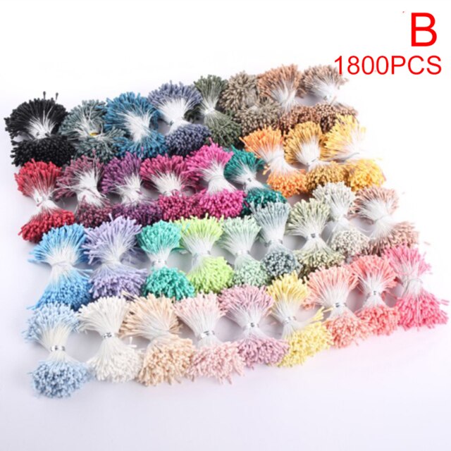 1Pack Diy Bruiloft Accessoires 1Mm Meeldraden Handgemaakte Kunstbloemen Party Home Decoration: B