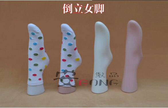 Bovenste niveau vliegkind voet plastic mannequin standaard voet voor display sokken op
