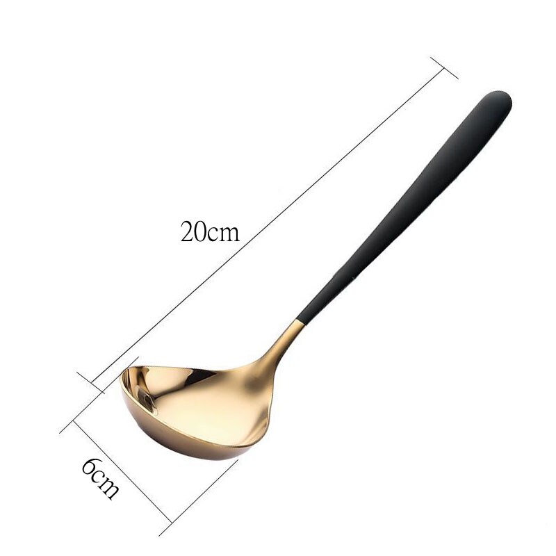 Stainless Steel Tableware Korean Long Handle Spoon Home Soup Spoons Cutlery Dinnerware Kitchen Cooking Utensils