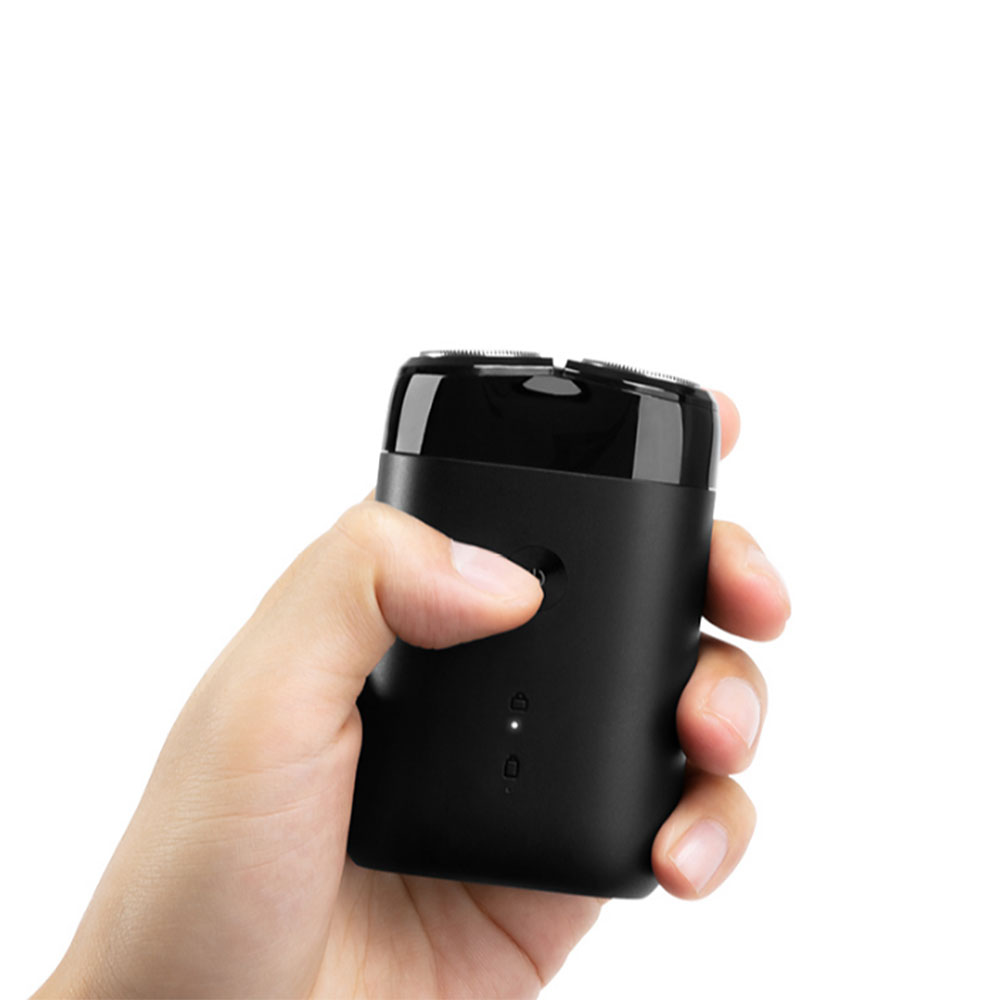 Xiaomi-Afeitadora eléctrica Mijia S100 para hombre, recargable por USB, grado IPX7, resistente al agua, rotativa, portátil, recortadora de barba