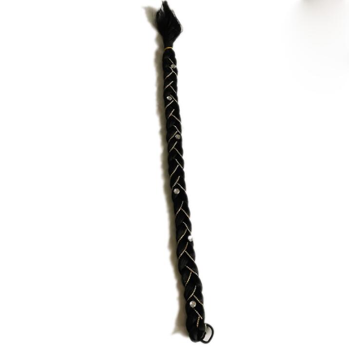 Coiffure de danse indienne, tresse de fleurs pour femmes, accessoires de tournage