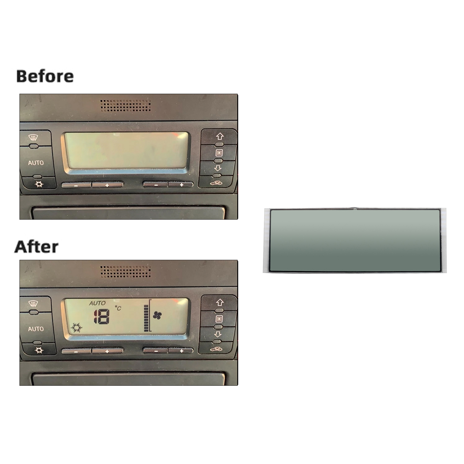 LCD Display for Seat Leon Seat Toledo ACC Unit Dis... – Grandado