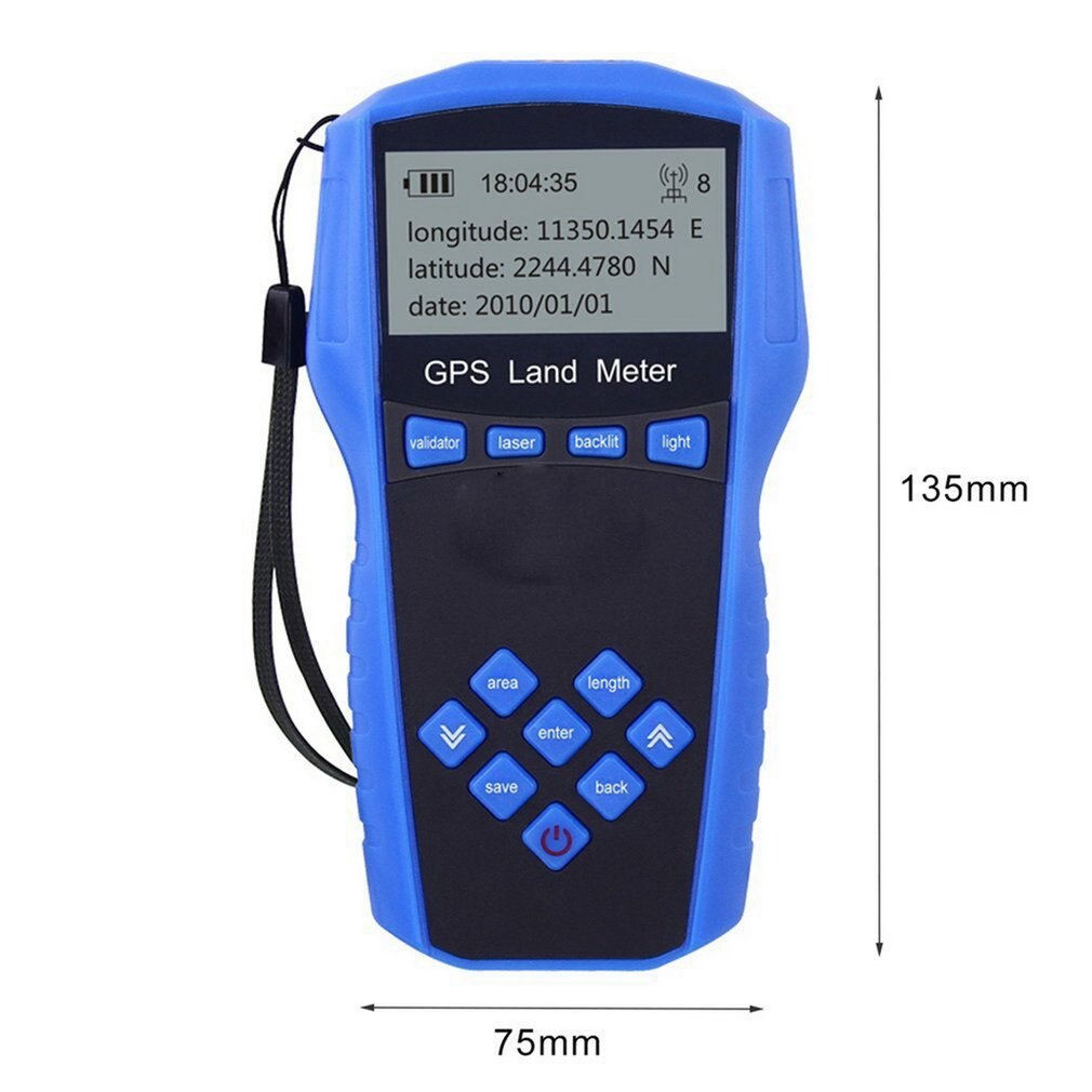 Noyafa NF-178 Portable Handheld Land Meter LCD Screen Display GPS Test Devices Land Measuring Instrument With Battery