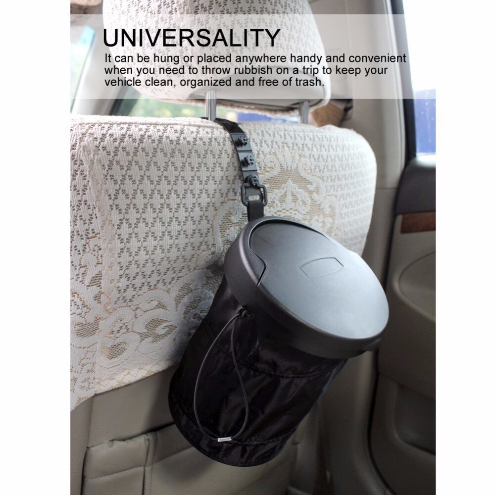 Auto Prullenbak Blikjes Opvouwbaar Multi Functie Achterbank Auto Organizer Opbergtas Bekerhouder Reizen Afvalbak Auto Accessoires