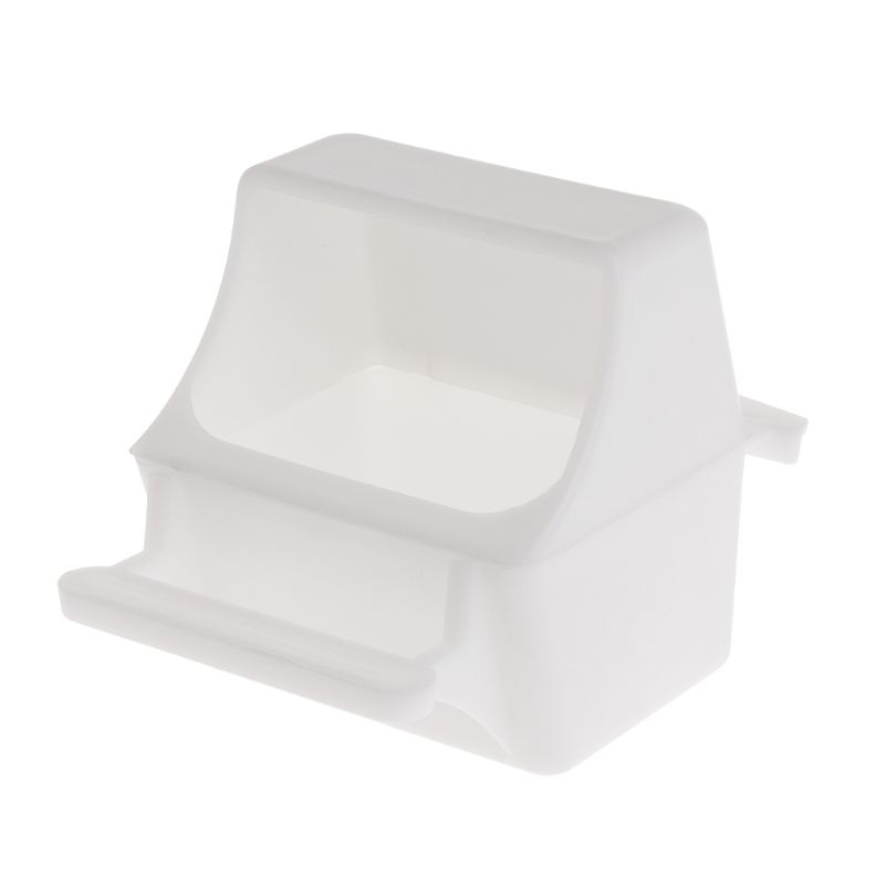 4XFA Bird Feeder Anti Feeding Bowl Box Proof Cage Parrot Pigeon Equipment Plastic Drink Water: Default Title