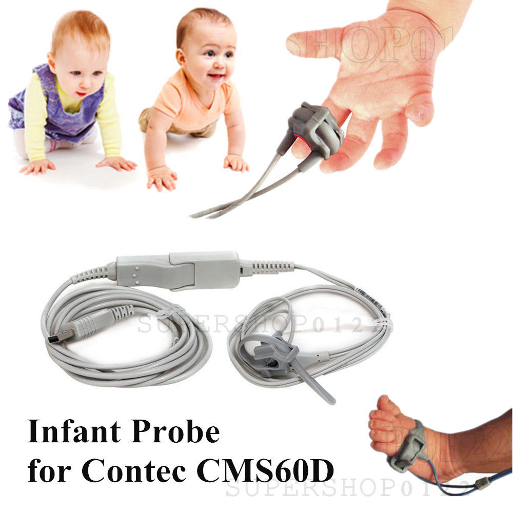 CONTEC neonatale Baby SPO2 Sonde, SPO2 sensor voor CONTEC Pulsoximeter CMS60D CMS60C