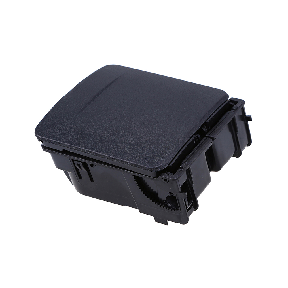 Portavasos trasero con reposabrazos para consola Central, soporte Beige para VW, Jetta MK5, Golf, GTI MK5, MK6, EOS, 1K0862532, 1K0862532C: Negro