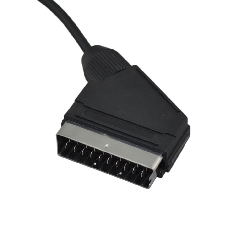 FZQWEG negro Cable Scart RGB para SEGA Saturn enchufe NTSC y PAL