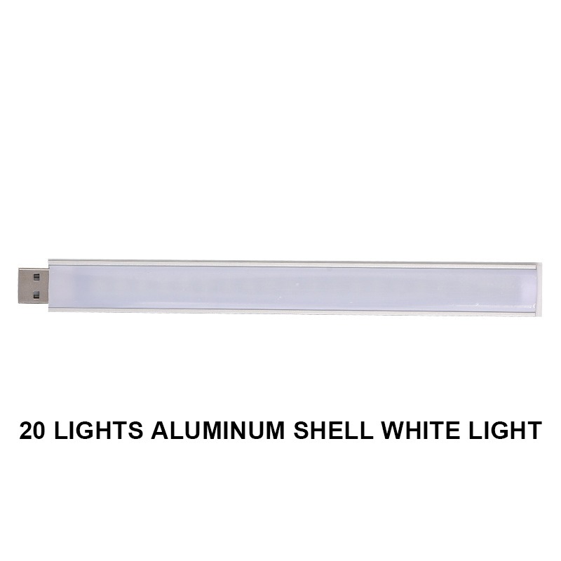 Usb Plug Lamp Computer Mobiele Power Opladen Usb Kleine Boek Lampen Led Oogbescherming Leeslamp Kleine Ronde Licht Nacht licht: 20 Led White